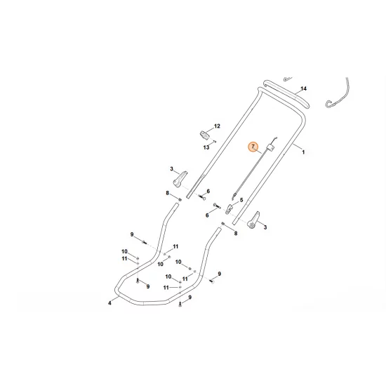 STIHL  Cięgno 6357 700 7524